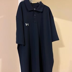 Navy Under Armour heatgear polo